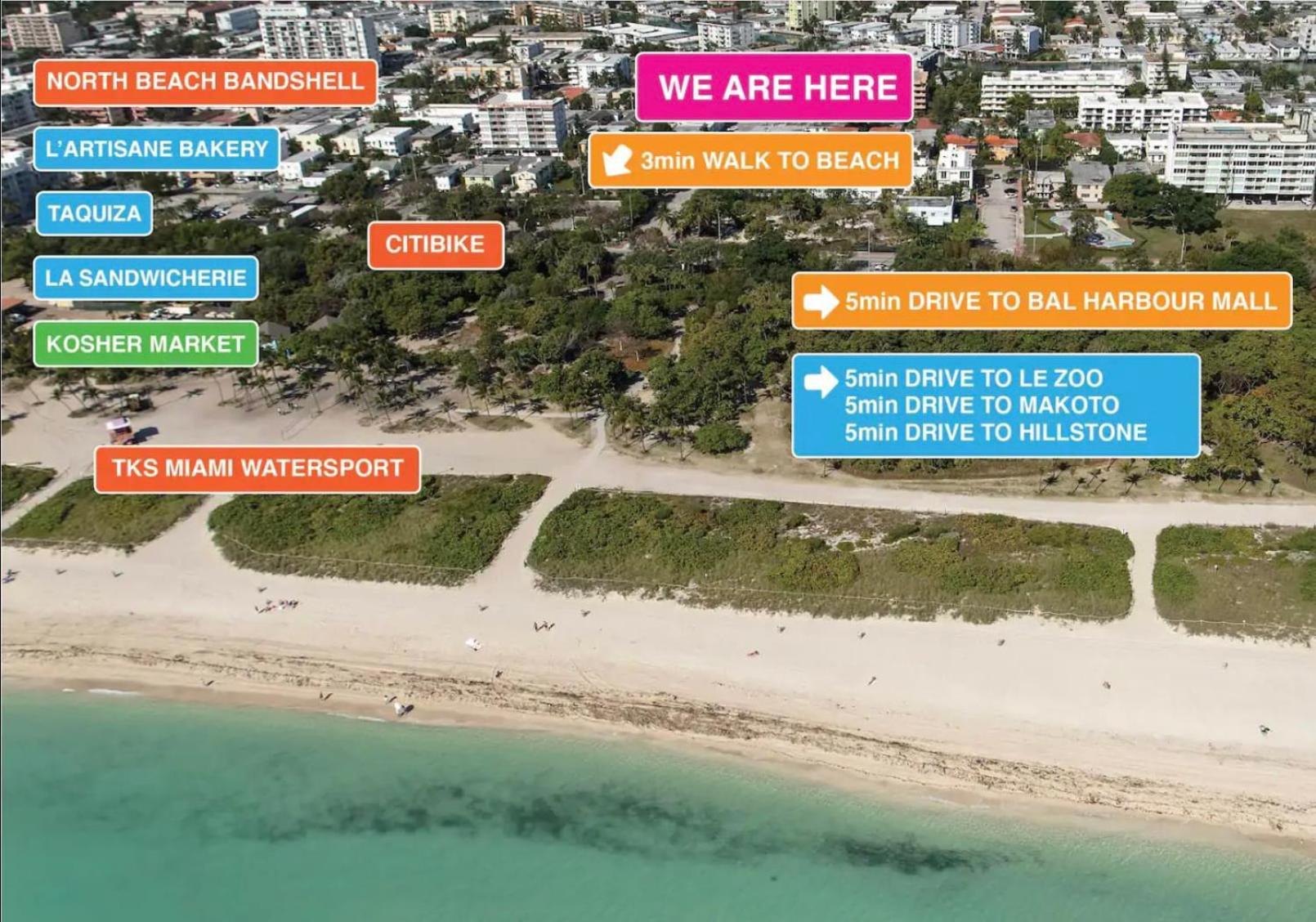 Steps To Sea Miami Beach Free Parking Pet & Family Friendly Leilighet Eksteriør bilde